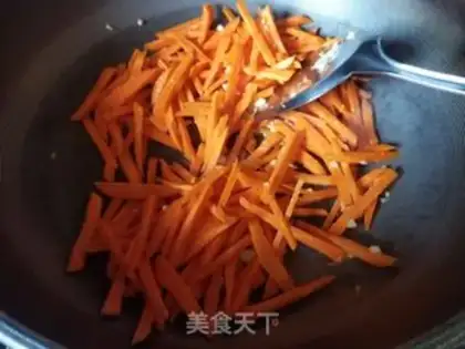 Make Celery carrots and beans step 4