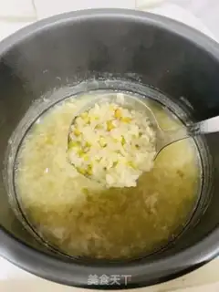 Make Green bean congee step 2