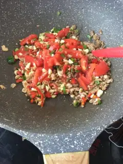 Make Tomato garlic sauce step 12