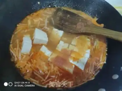 Make Tomato tofu soup step 8
