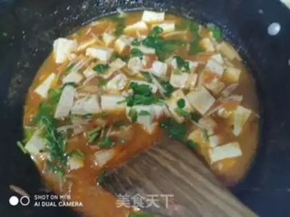 Make Tomato tofu soup step 11