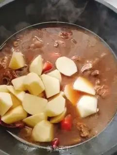 Make Corn potato chicken step 9