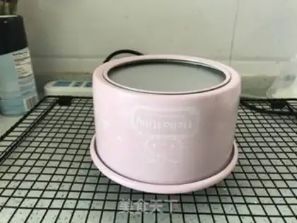 Make Red bean rice steam cake step 10