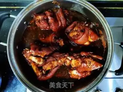 Make Secret sauce pig hoof step 6