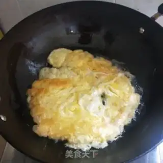 Make Eggs fried pasta step 7