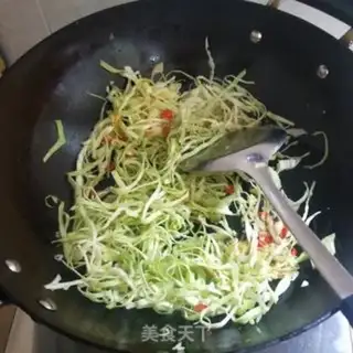 Make Eggs fried pasta step 9