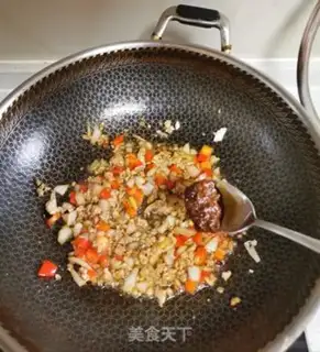 Make Onion fragrance tofu step 6