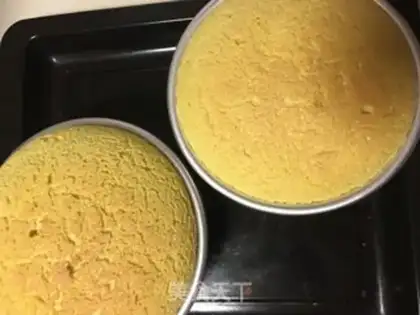 Make Mango cake step 15
