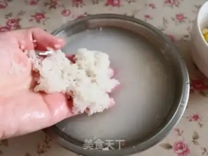 Make Corn rice step 1