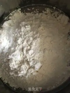 Make Old chicken cake step 1