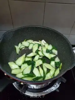 Make Scrambled cucumbers step 6