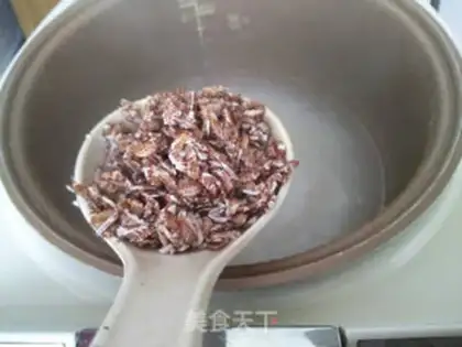 Make Black blood oatmeal step 4