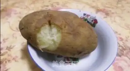 Make Microwave baked potatoes step 6