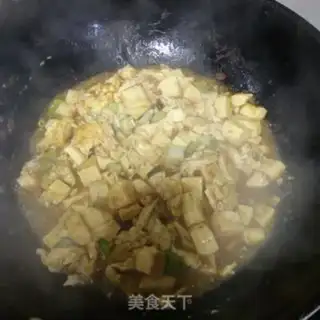 Make ♪ Sweet-noodle-egg-burned tofu ♪ step 4