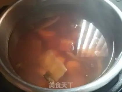 Make Carrot, red bean soup step 9