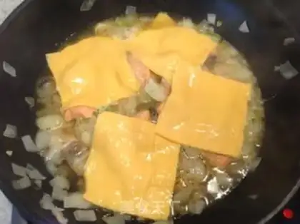 Make Salmon cheese pasta step 6