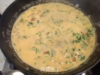 Make Salmon cheese pasta step 8
