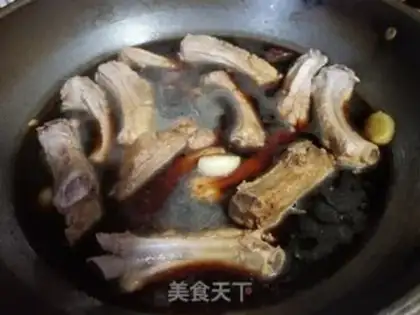 Make Potato burn ribs step 5
