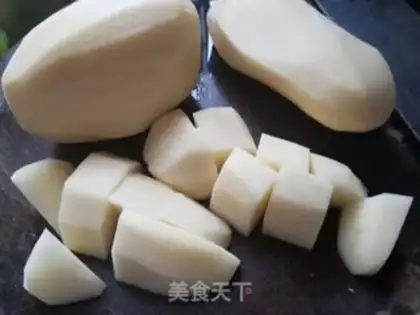Make Potato burn ribs step 6
