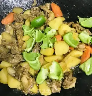 Make Potato chicken step 11