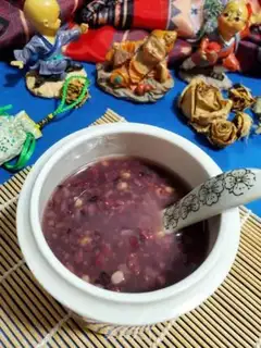 Make Black rice congee step 7