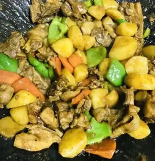 Make Potato chicken step 13
