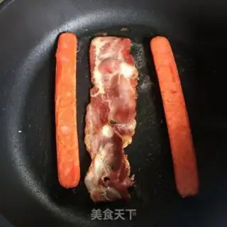 Make Bacon ham grabs step 1