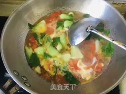 Make Tomato egg soup step 6