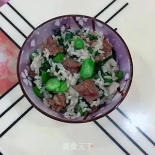 Make Mustard blue beef fried rice step 11