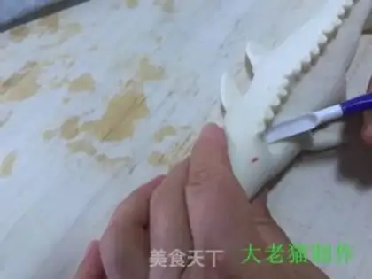Make Peach buns step 25