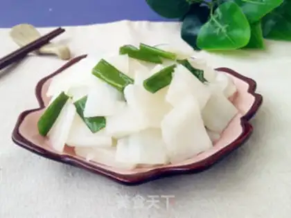 Make Garlic radish step 7