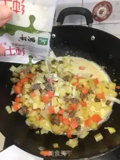 Make Curry beef potatoes step 6