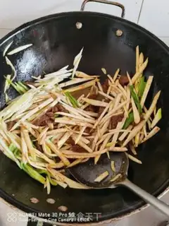 Make The salsa steak is made white step 3