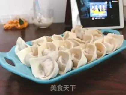 Make Porridge pork dumplings step 6