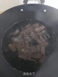 Make Pork blood fan step 2