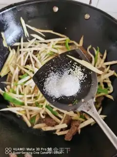 Make The salsa steak is made white step 5