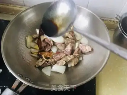 Make Celery fried duck step 3