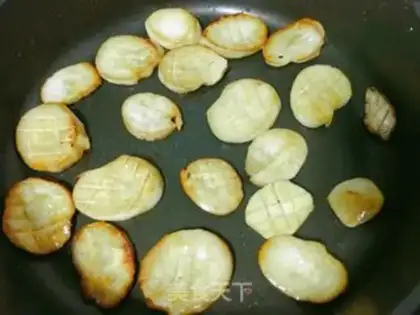 Make Red apricot mushroom step 1