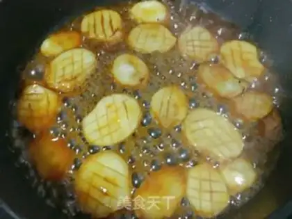 Make Red apricot mushroom step 2