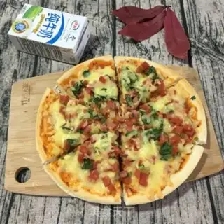 Make Ham pizza step 8