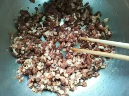 Make Pork dumplings step 3
