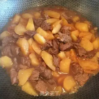Make Potato red roasted cow step 7
