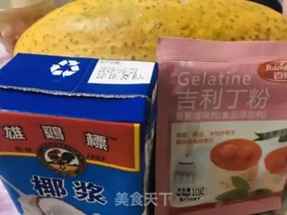 Make Coconut melon step 0