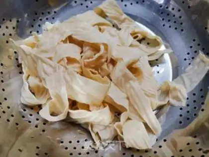 Make Creamed bean skin step 0