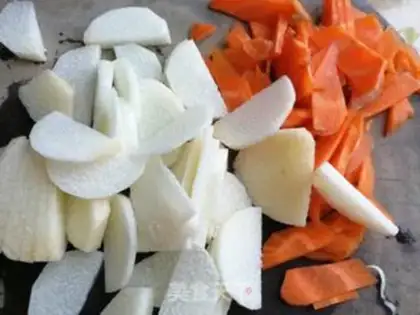 Make Carrot Mountain step 2