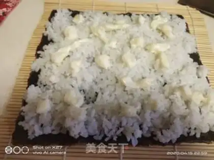 Make Sushi with oil bars step 2
