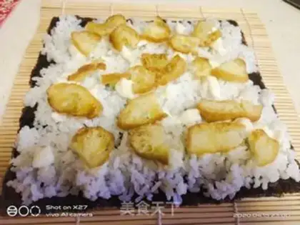 Make Sushi with oil bars step 3