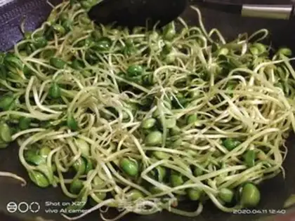 Make Black bean sprouts step 2