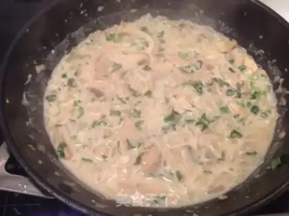 Make Cream pasta step 9