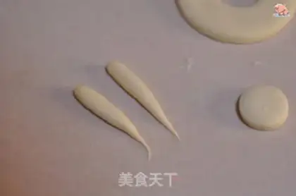 Make Little bunny donut buns step 3